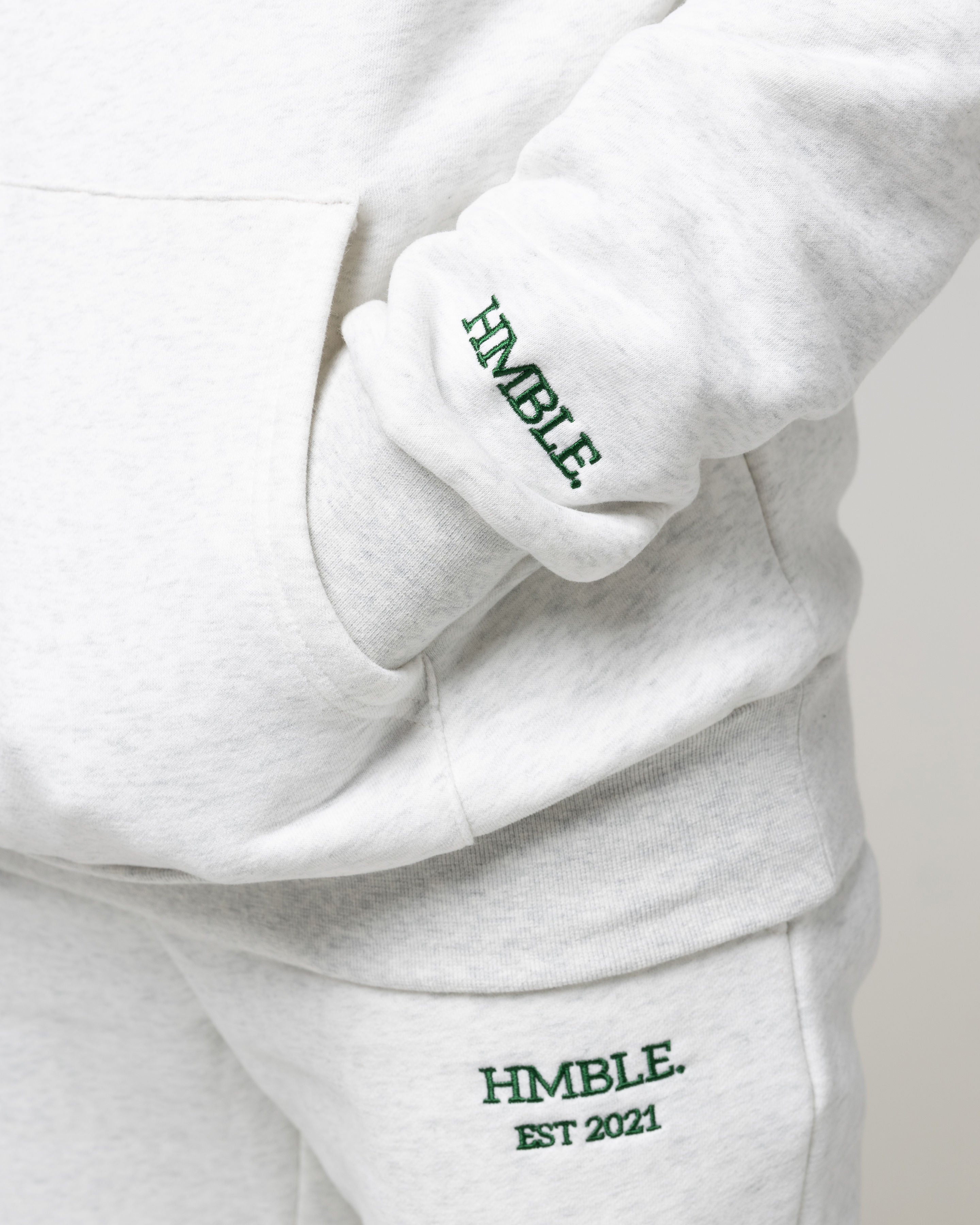 CLUB HOODIE- Grey - HMBLE. CLOTHING