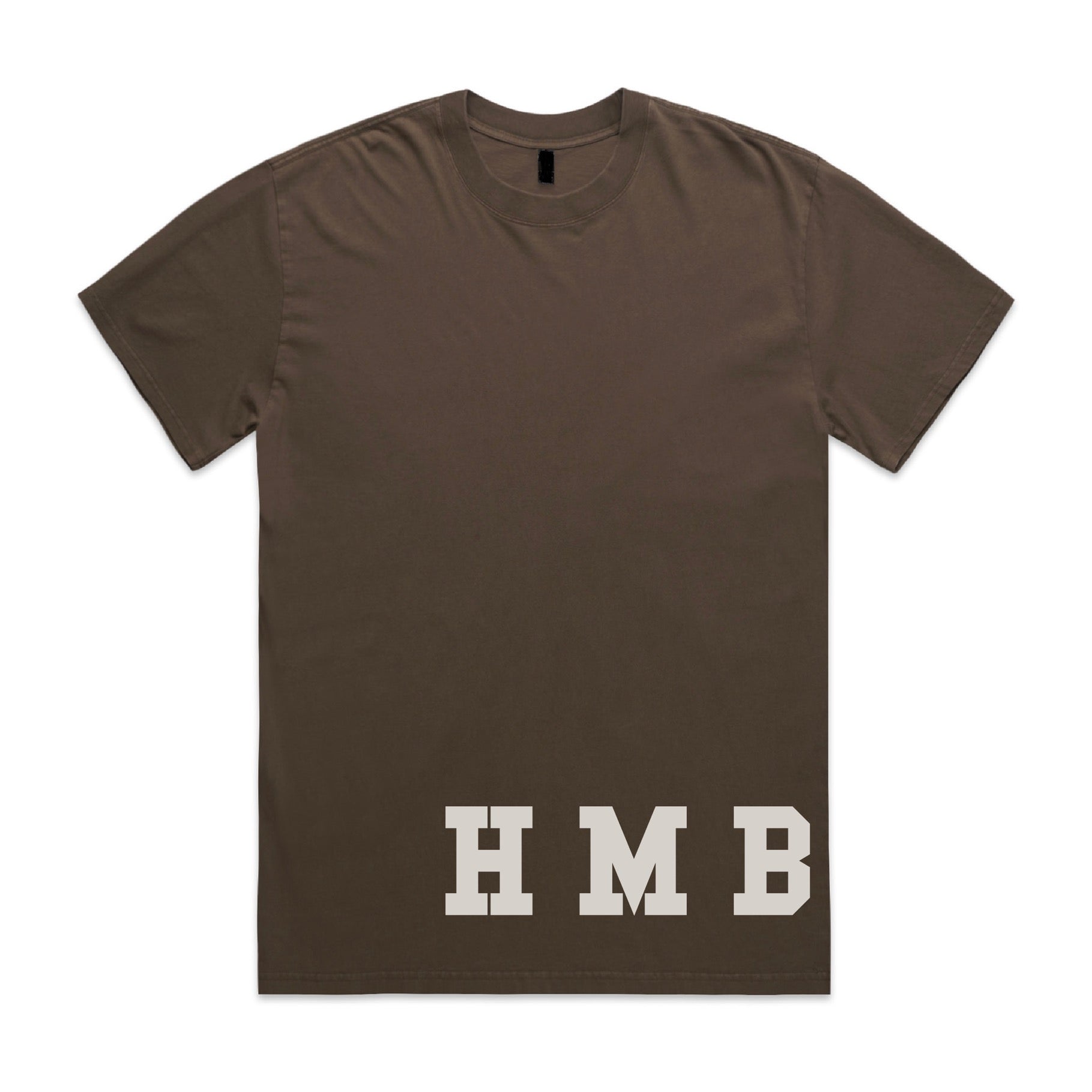 Faded Oversized Tee- Brown - HMBLE. CLOTHING